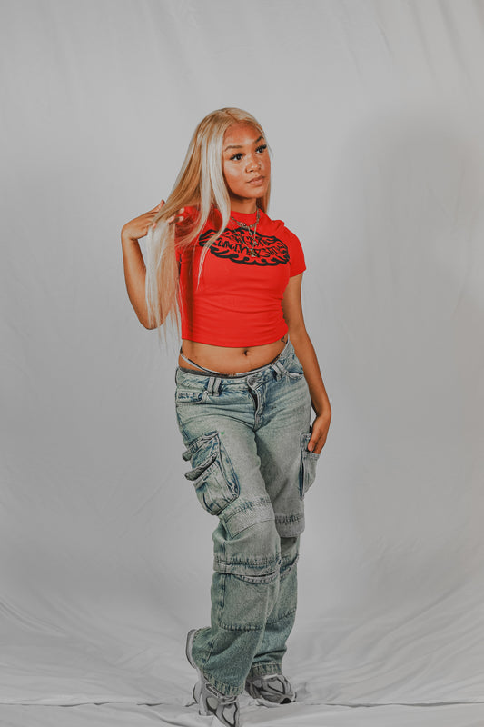 Swgdat University: Chase Purpose (Crop Top Only) (Purple)