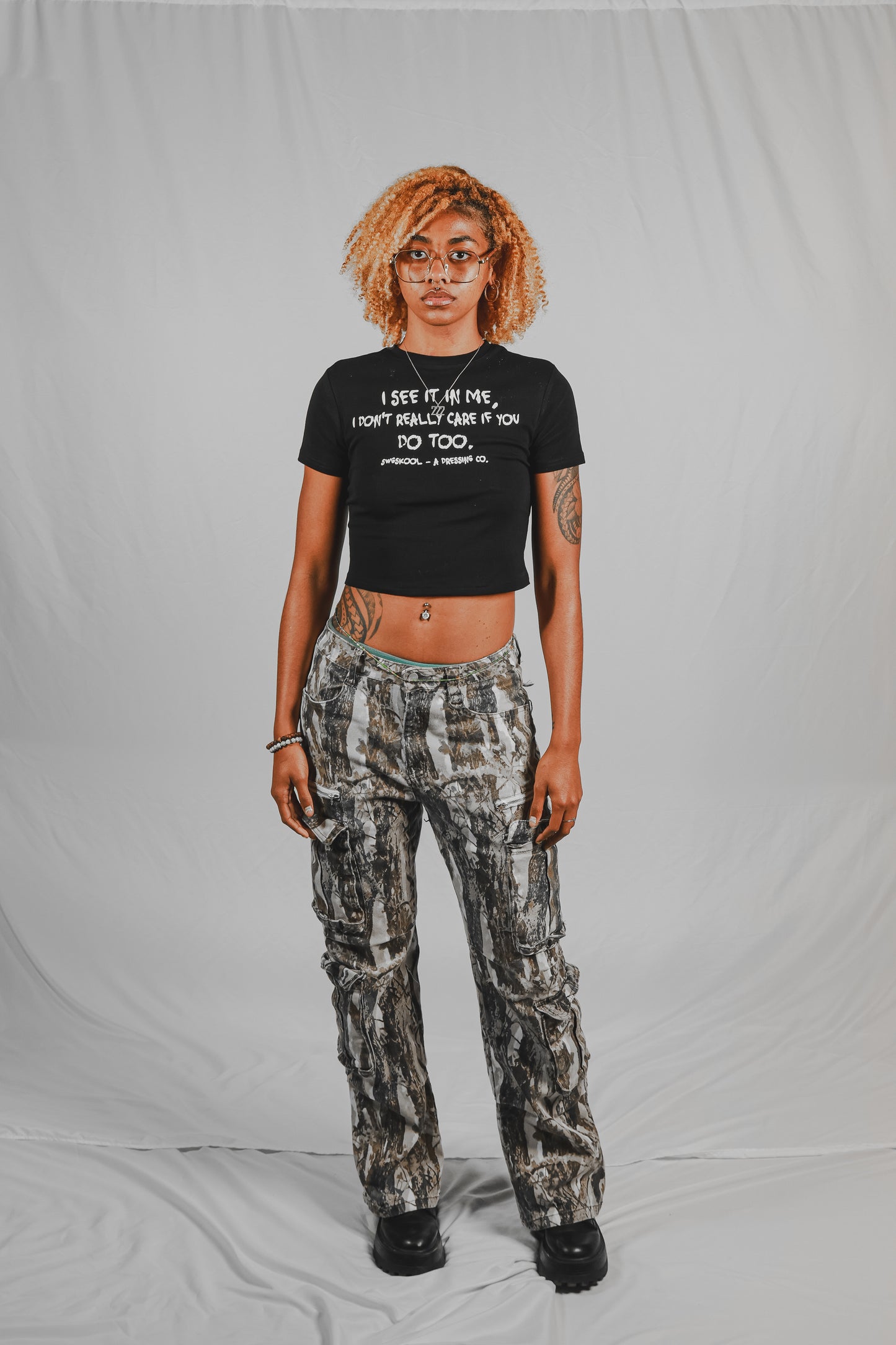 Swgdat University: I See It In Me Crop Top